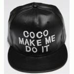 White Black Co Co Make Me Do It Baseball Cap Hip Hop Trucker Hat Snapback
